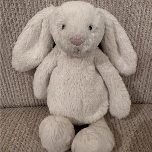 Jellycat BASHFUL CREAM BUNNY - Small 8" - Retired - Authentic